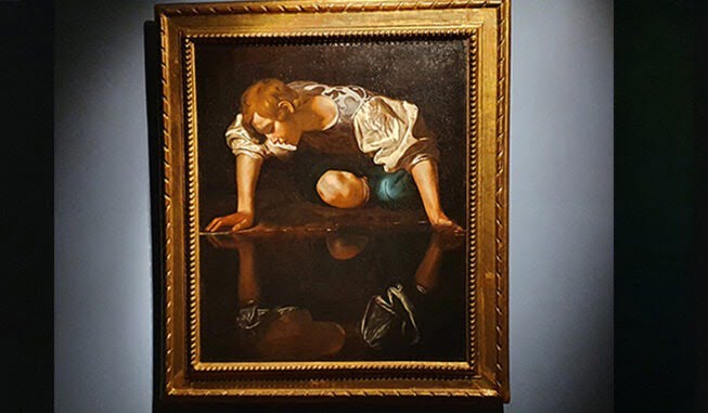 Caravaggio narcyz przy zrodle