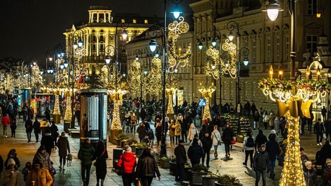 ilumincja Świąteczna Warszawy 2021