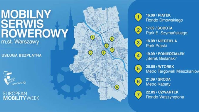 Mobilny Serwis Rowerowy w Warszawie