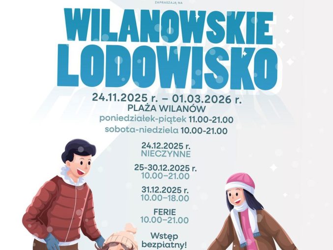 Lodowisko na Plaży Wilanów 2025