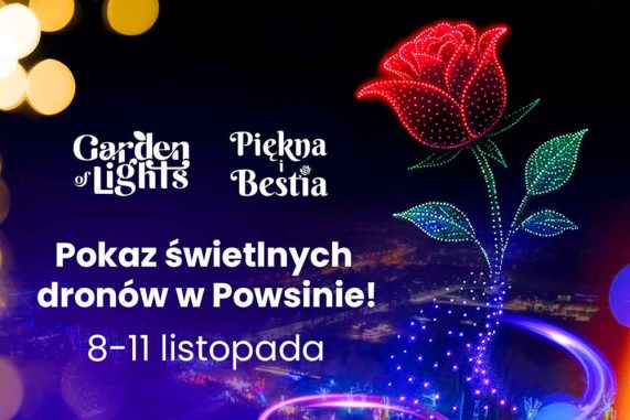 Niebo nad Powsinem rozbłyśnie dronami