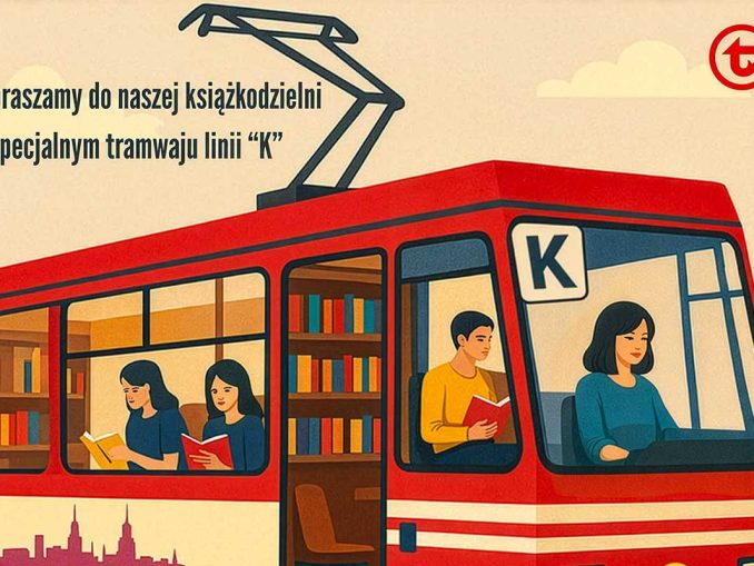 Specjalny tramwaj linii K z okazji Światowego Dnia Książki